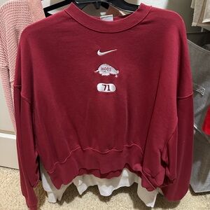 University of Arkansas Nike crew neck